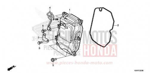 COUVERCLE DE CULASSE SH125ADL de 2020